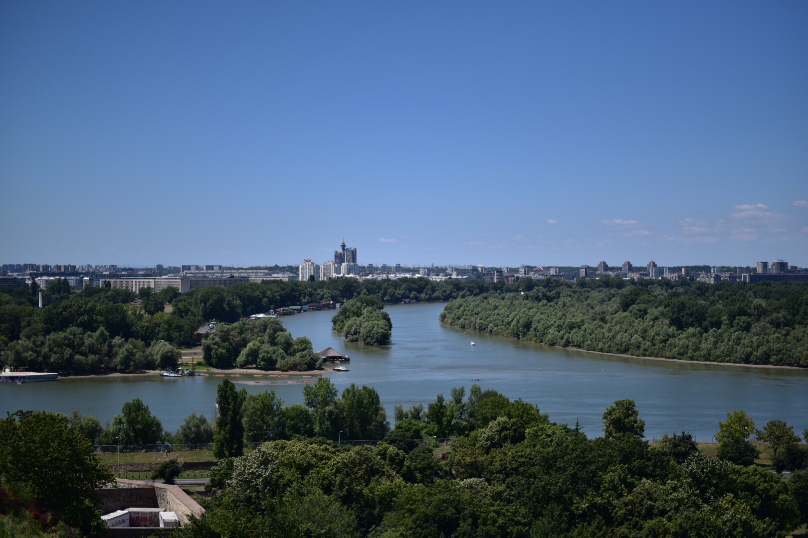 Brelgrade Sava and Danube River junction